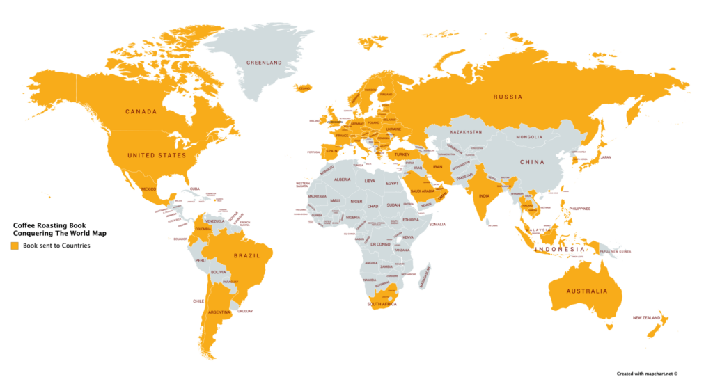 Coffee Roasting Book Conquering The World Map